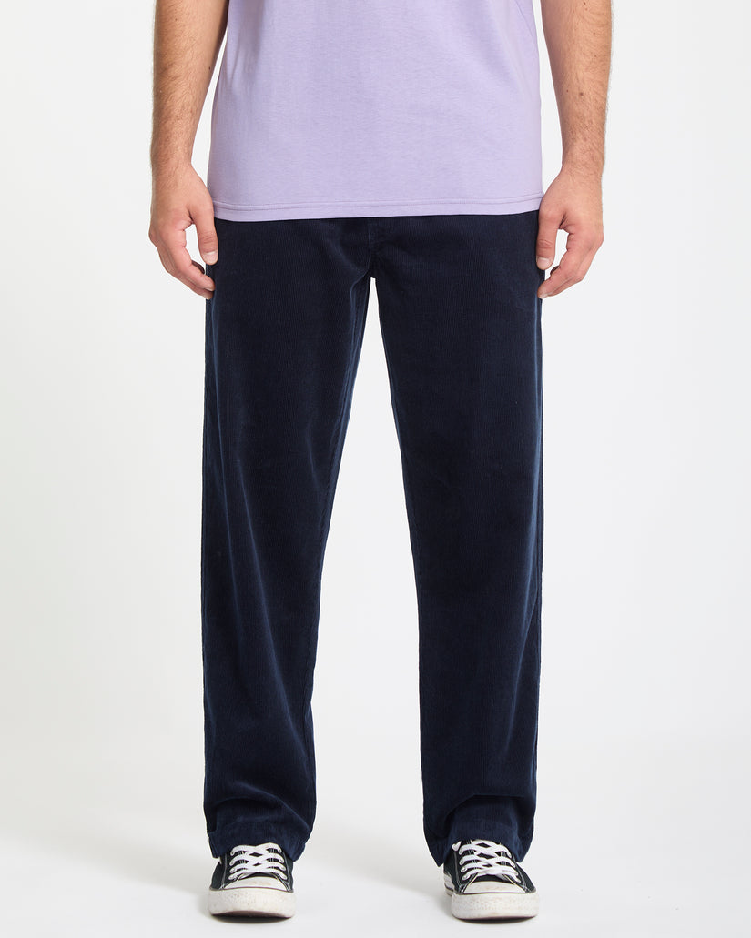 Pantalon À Taille Élastique Psychstone - Navy
