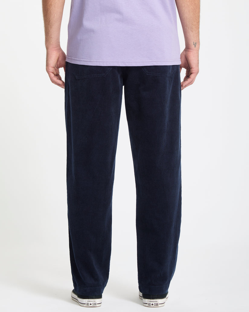 Pantalon À Taille Élastique Psychstone - Navy