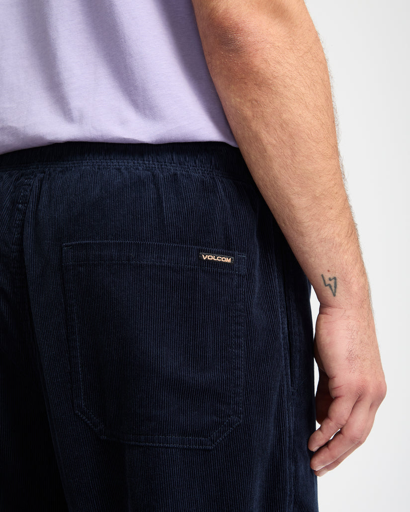 Pantalon À Taille Élastique Psychstone - Navy