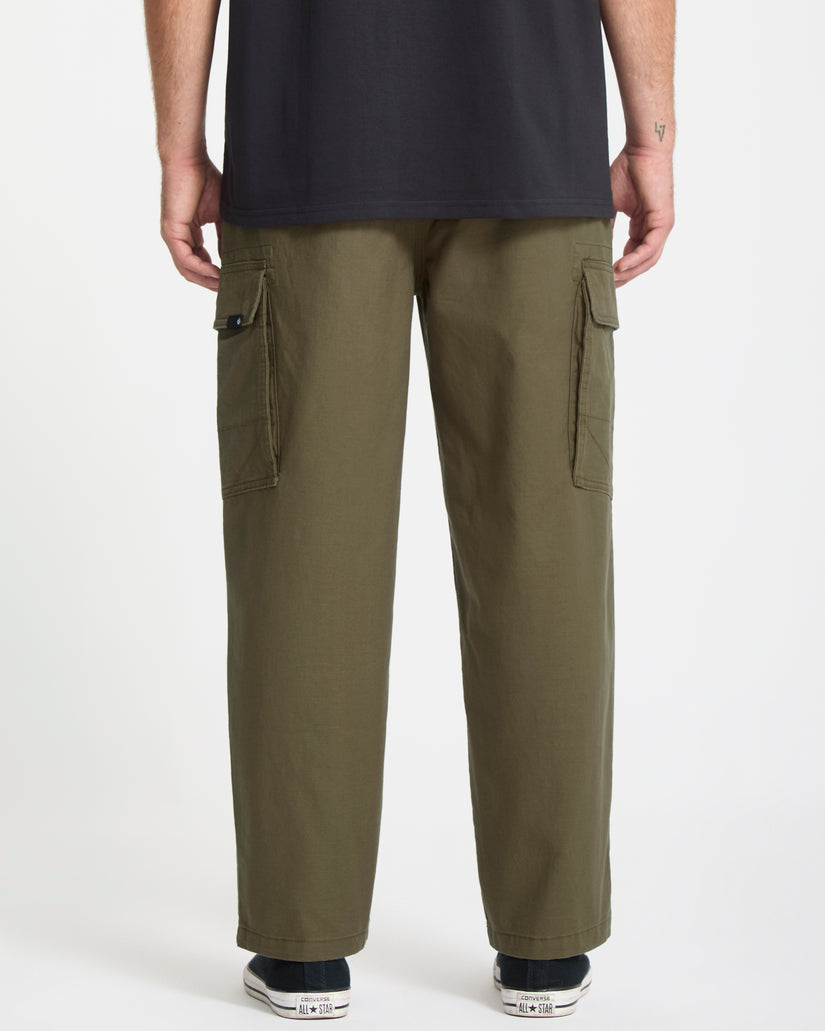 Pantalon À Taille Élastique Billow Tapered - Sage Leaf