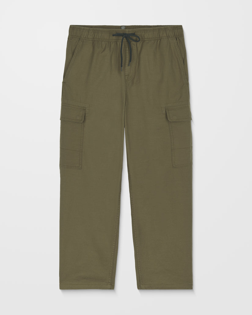 Pantalon À Taille Élastique Billow Tapered - Sage Leaf