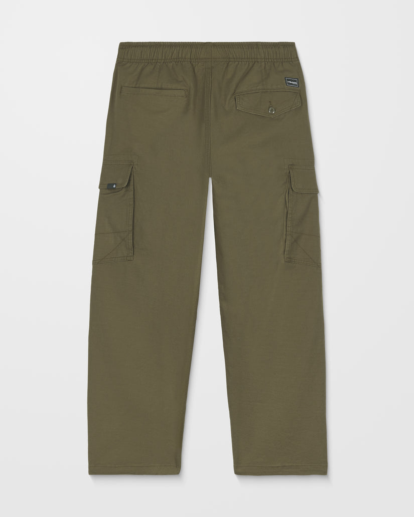 Pantalon À Taille Élastique Billow Tapered - Sage Leaf