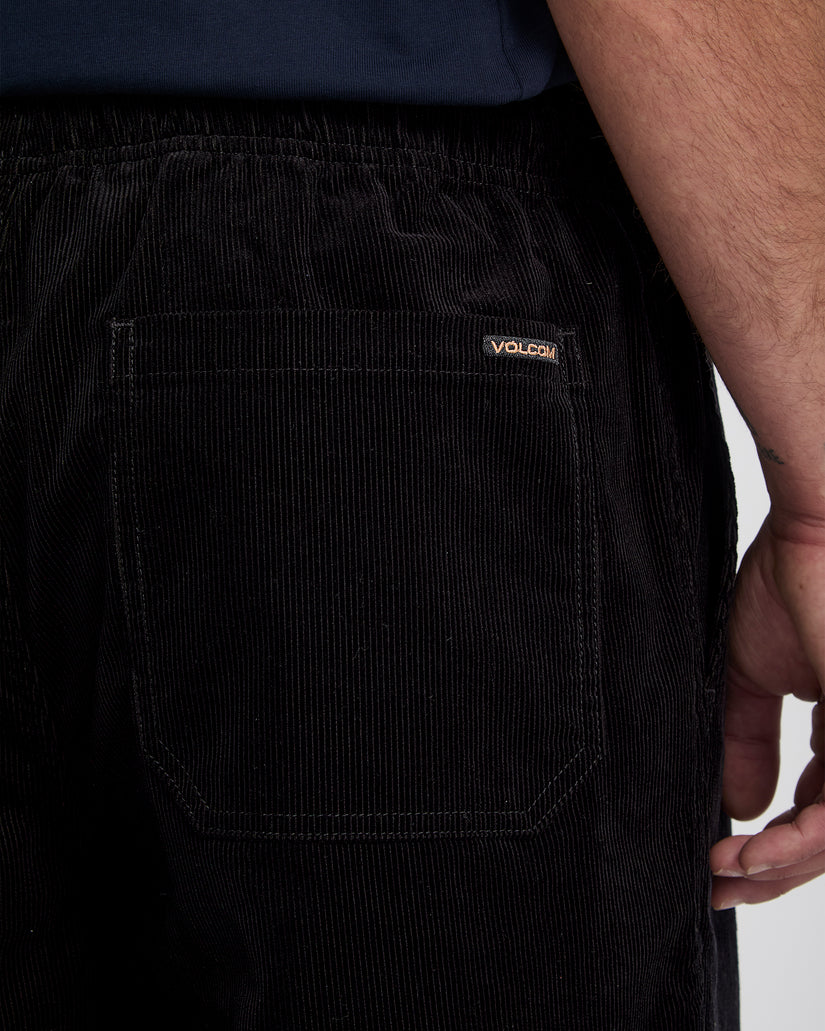 Pantalon Freazy Loose Corduroy - Black