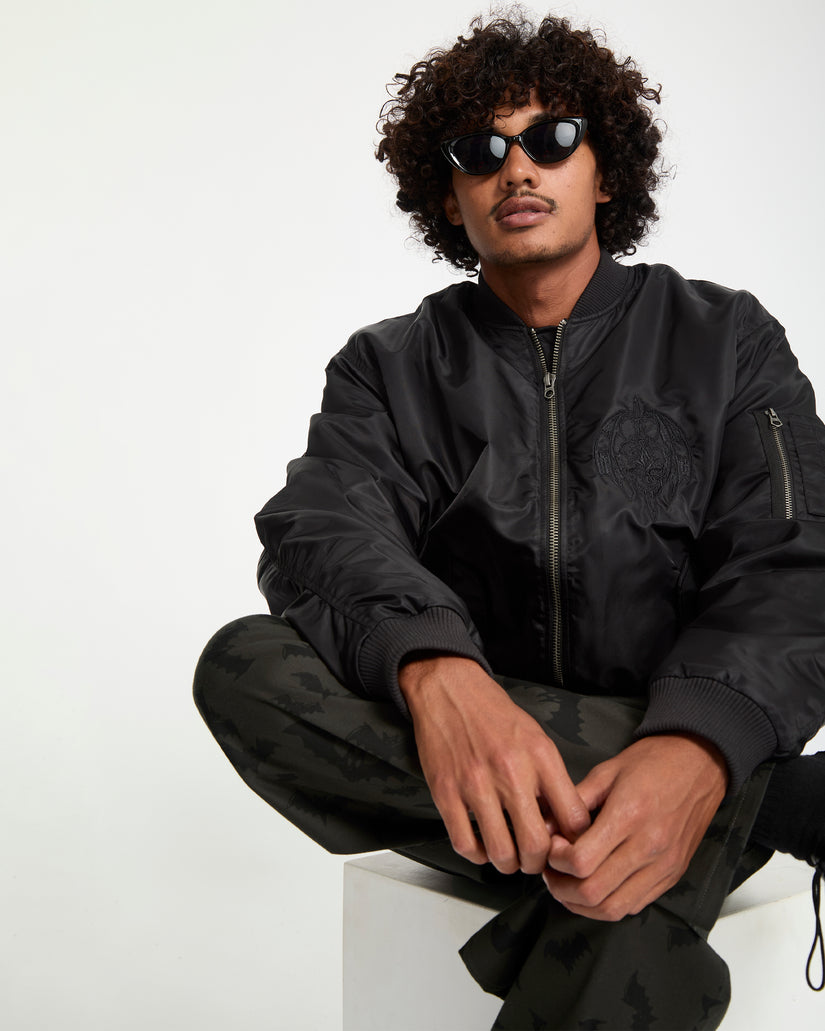 Veste Bomber Skullarstone - Black