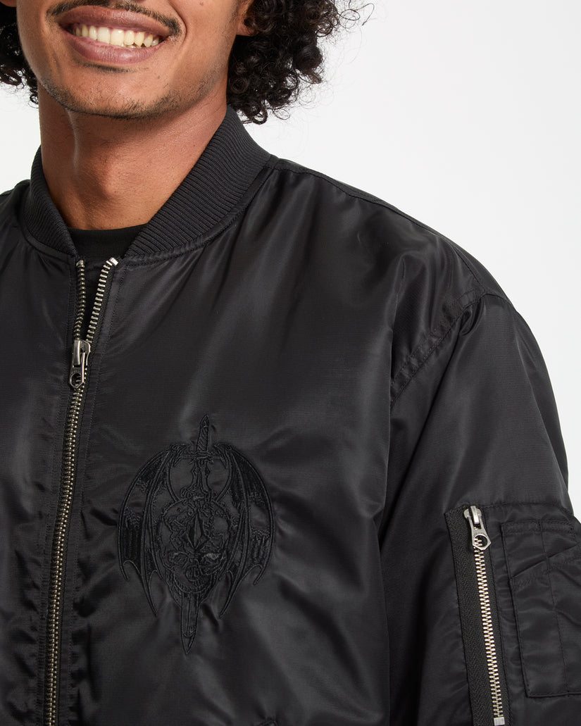 Veste Bomber Skullarstone - Black