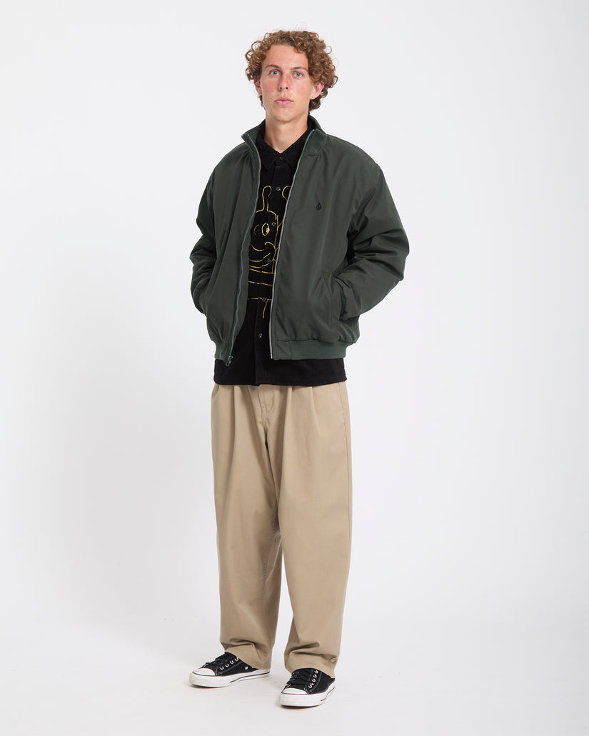 Veste bomber Damerman - Rinsed Black