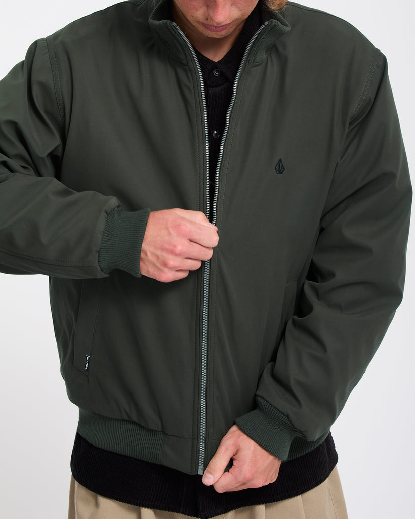 Veste bomber Damerman - Rinsed Black
