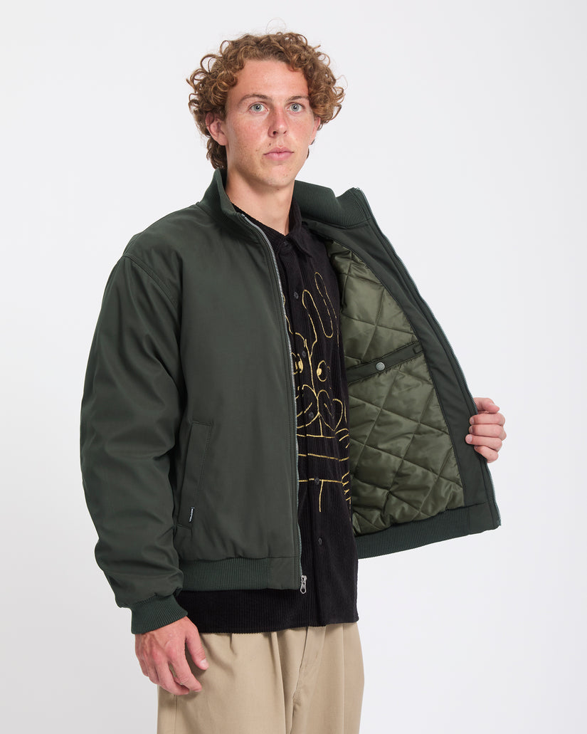 Veste bomber Damerman - Rinsed Black
