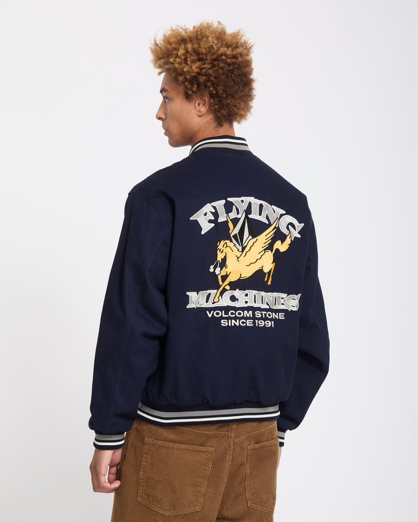Veste bomber Flying Machines - Navy