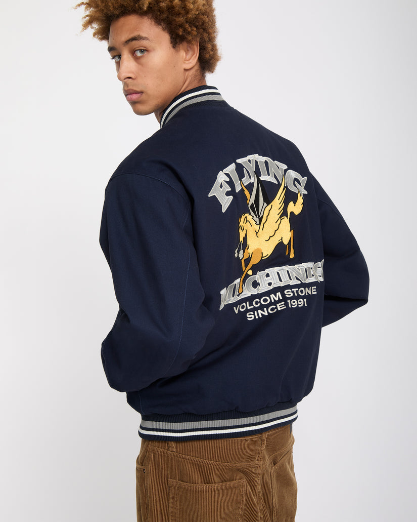 Veste bomber Flying Machines - Navy