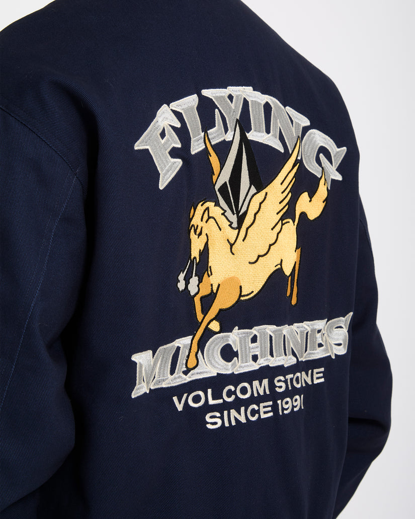 Veste bomber Flying Machines - Navy