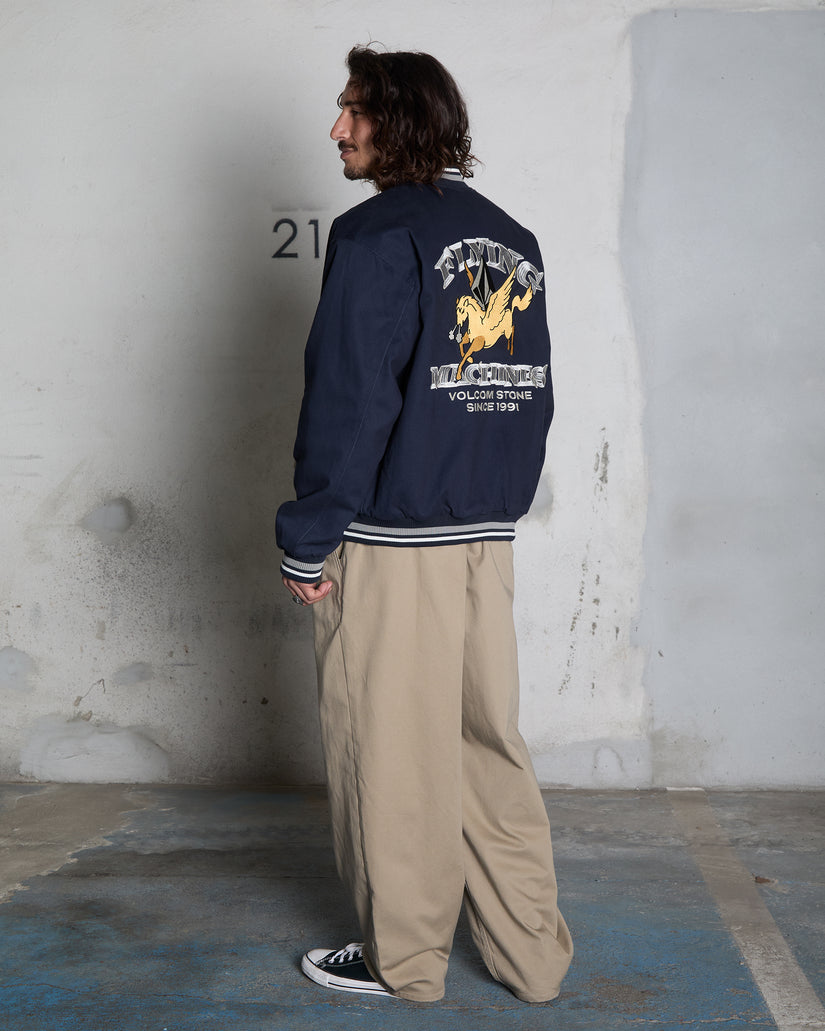 Veste bomber Flying Machines - Navy