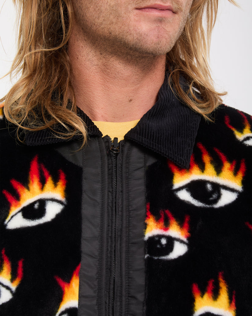 Veste bomber réversible Ozzy - Black