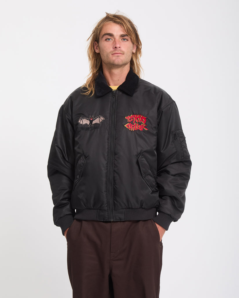 Veste bomber réversible Ozzy - Black