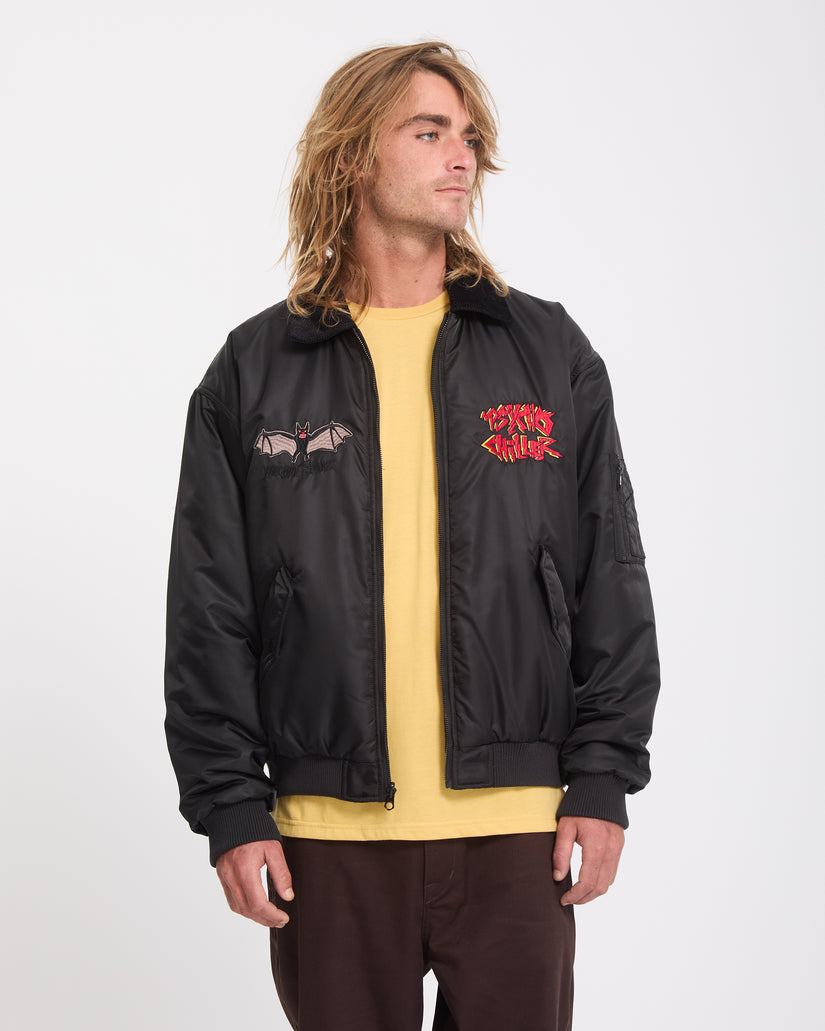 Veste bomber réversible Ozzy - Black