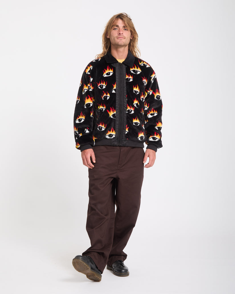 Veste bomber réversible Ozzy - Black