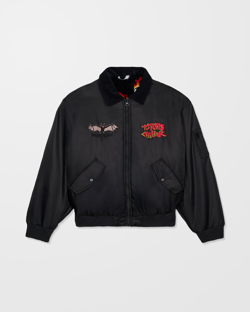 Veste bomber réversible Ozzy - Black