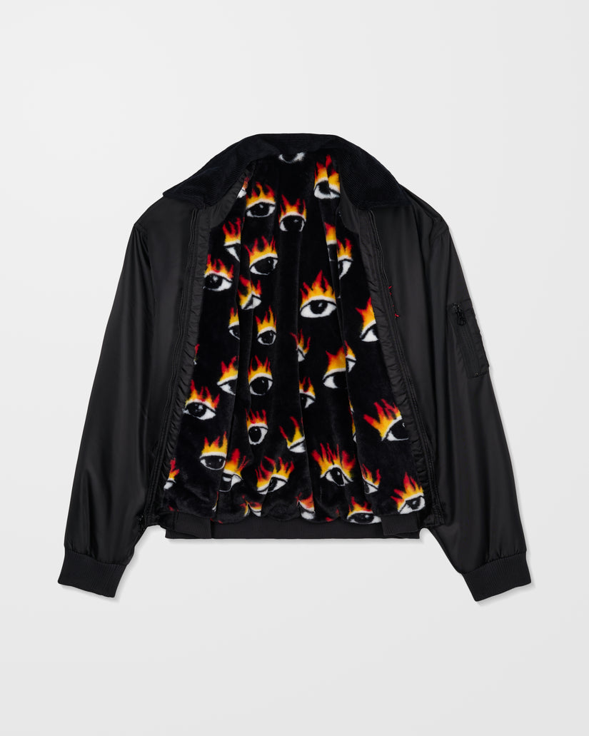 Veste bomber réversible Ozzy - Black