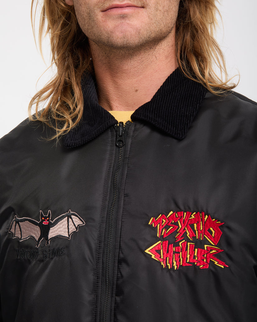 Veste bomber réversible Ozzy - Black
