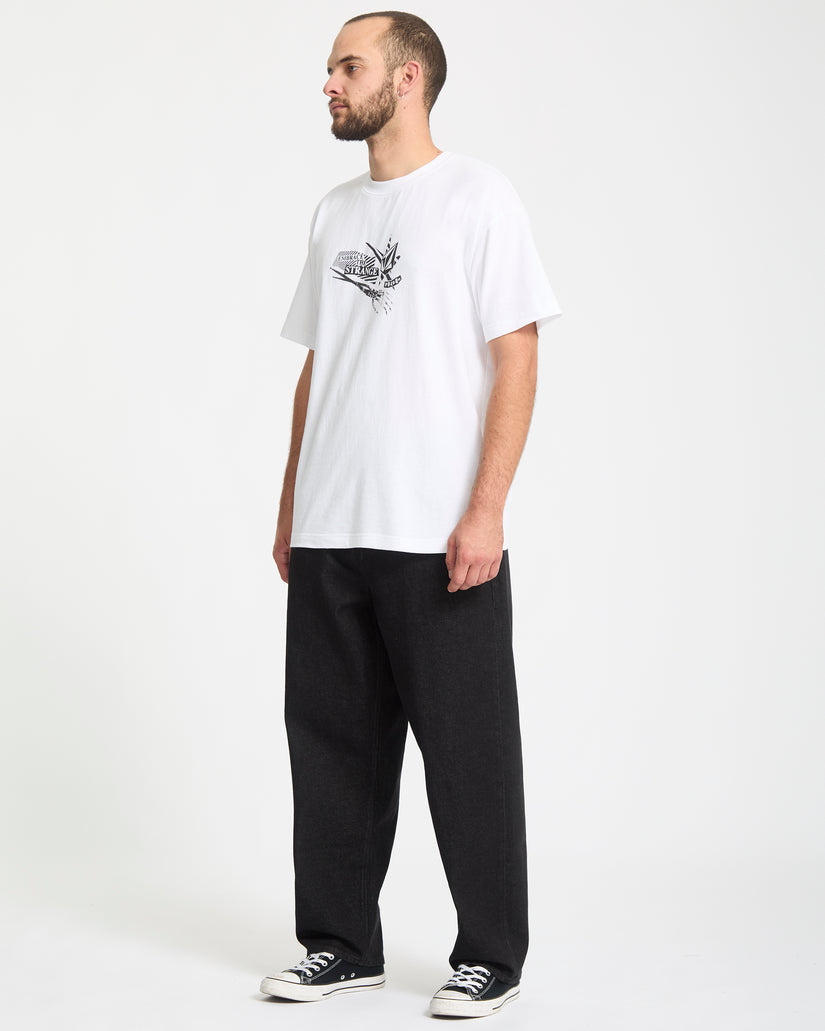 Pantalon À Taille Élastique Freazy Loose - Black Wash