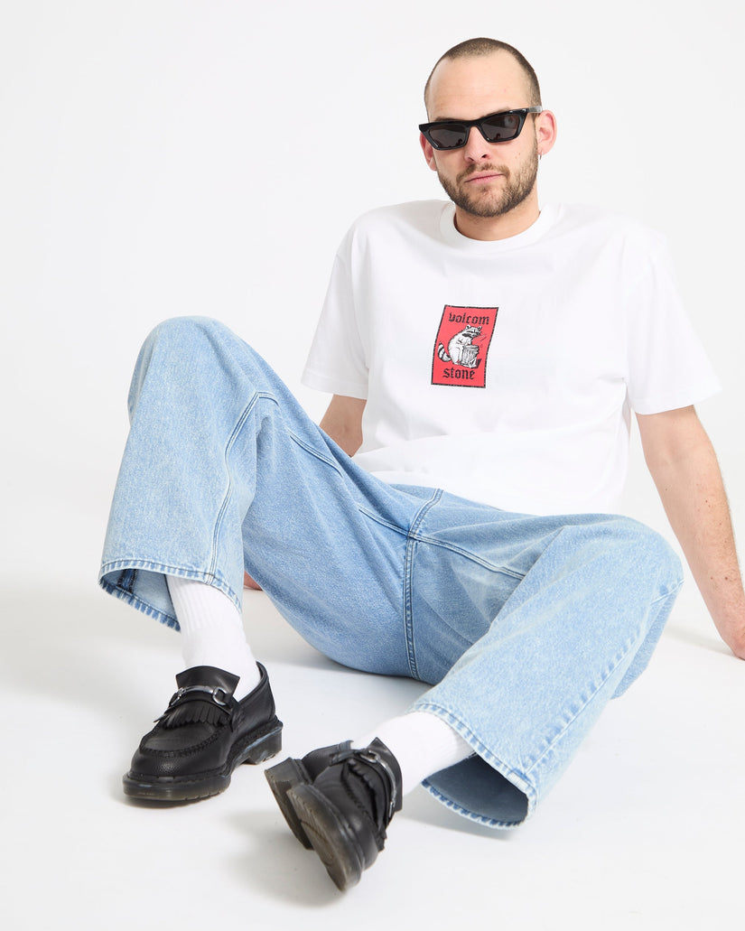 Jean Freazy Loose - Pale Aqua