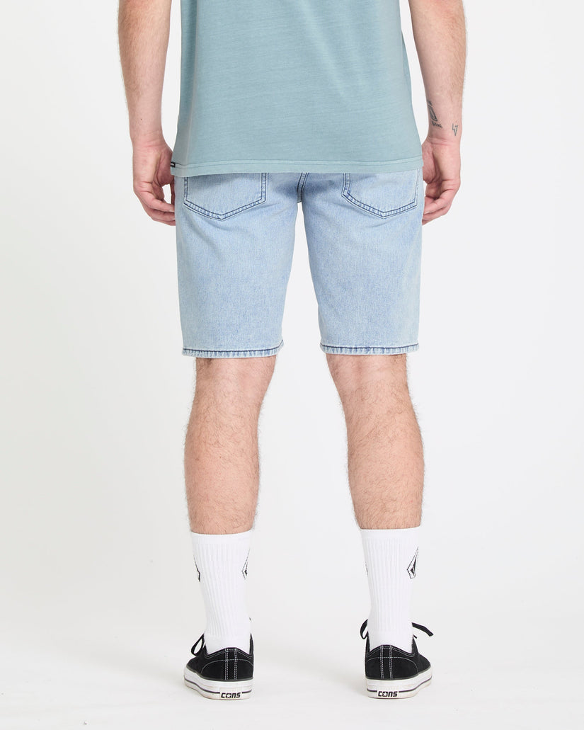 Short en denim Solver - Worn Light Blue