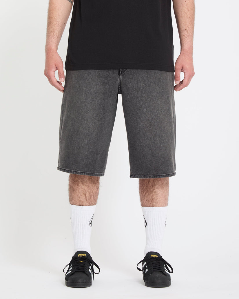 Short en denim Chillow 24" - Black Grey
