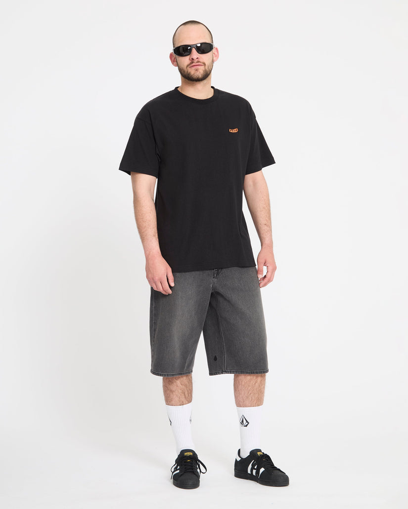 Short en denim Chillow 24" - Black Grey
