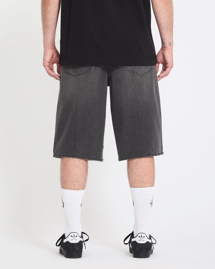 Short en denim Chillow 24" - Black Grey