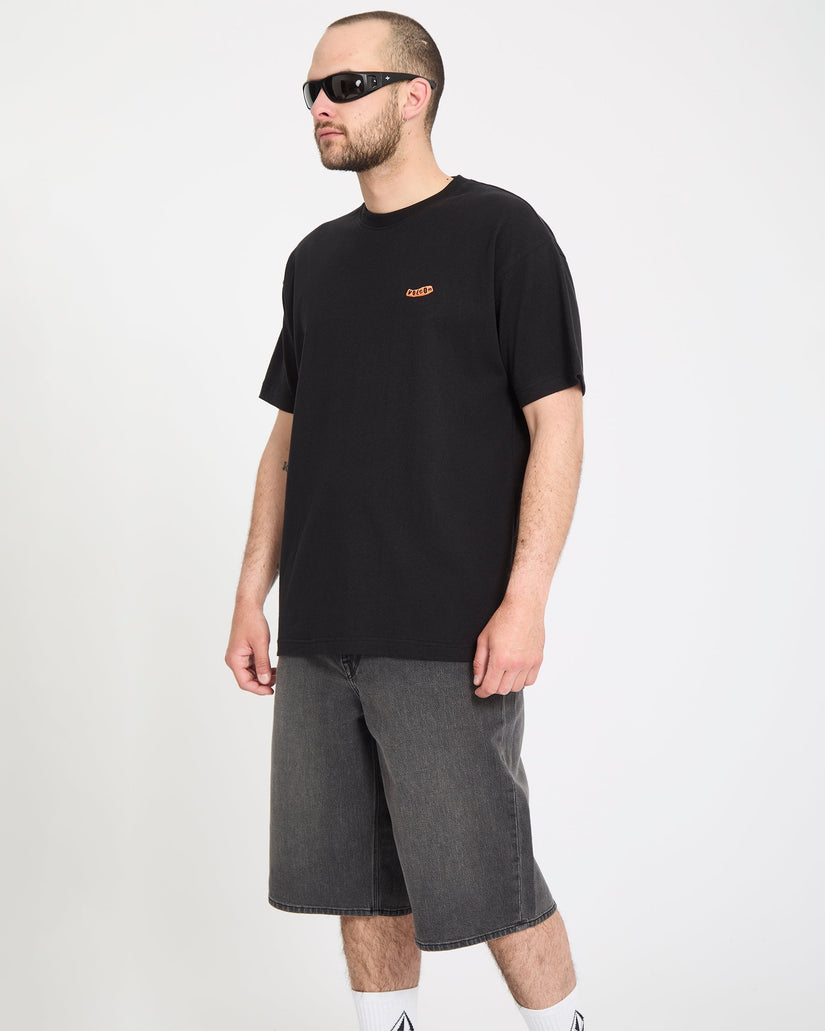 Short en denim Chillow 24" - Black Grey