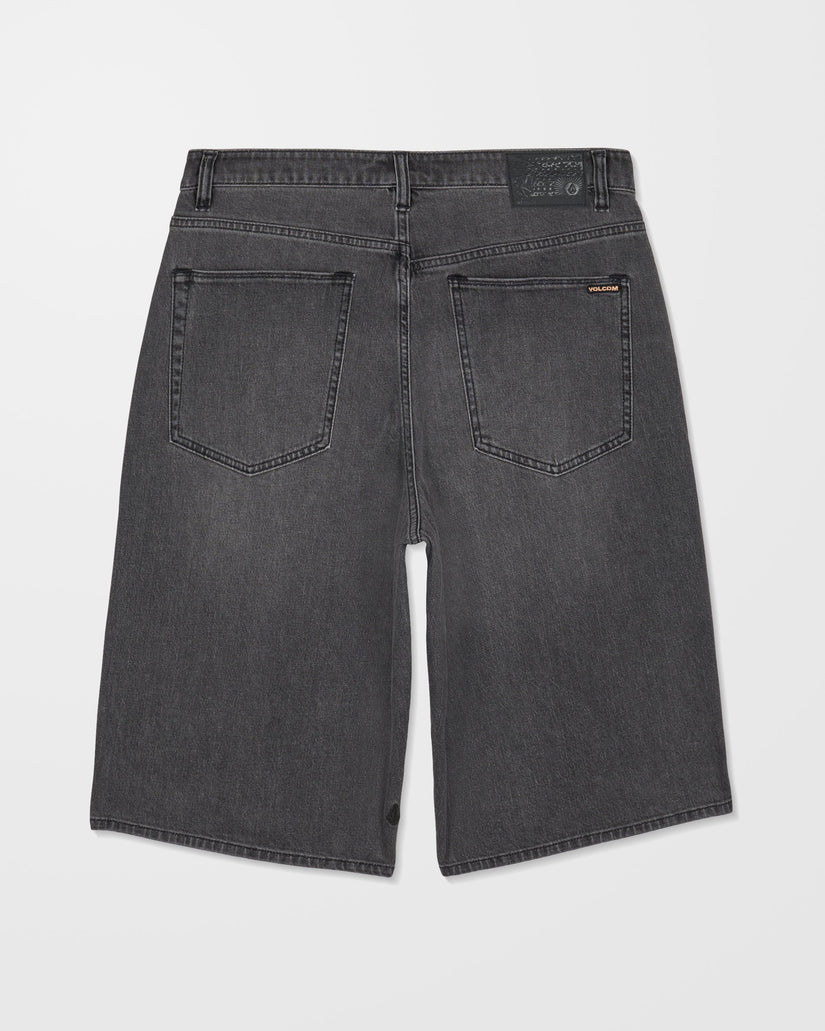 Short en denim Chillow 24" - Black Grey