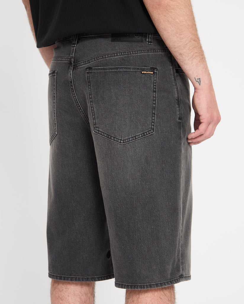 Short en denim Chillow 24" - Black Grey