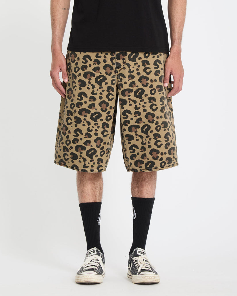 Short en denim Chillow 24" - Cheetah