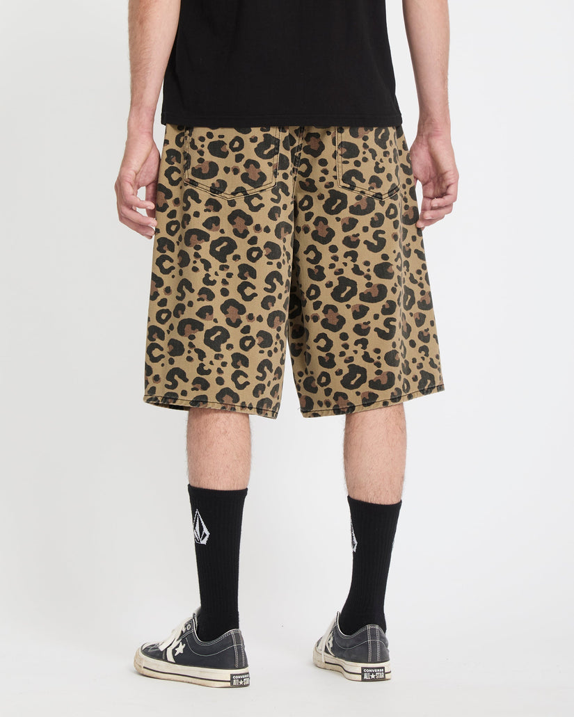 Short en denim Chillow 24" - Cheetah
