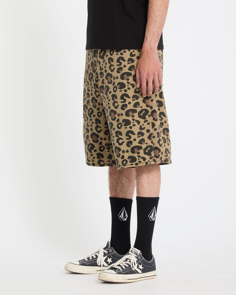 Short en denim Chillow 24" - Cheetah