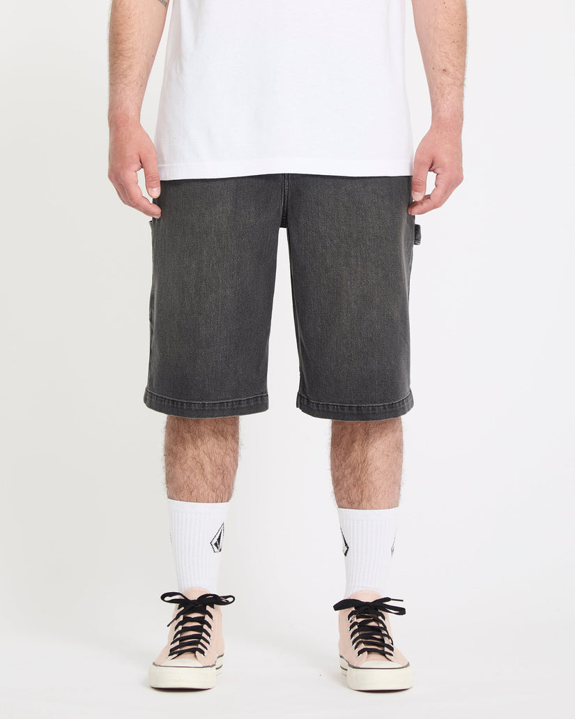 Short en denim Kraftsman II 24" - Black Grey