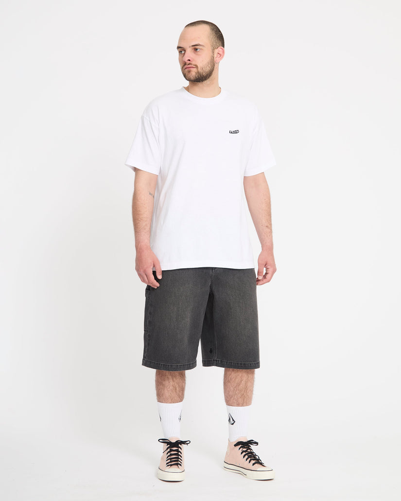 Short en denim Kraftsman II 24" - Black Grey