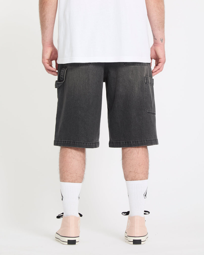 Short en denim Kraftsman II 24" - Black Grey