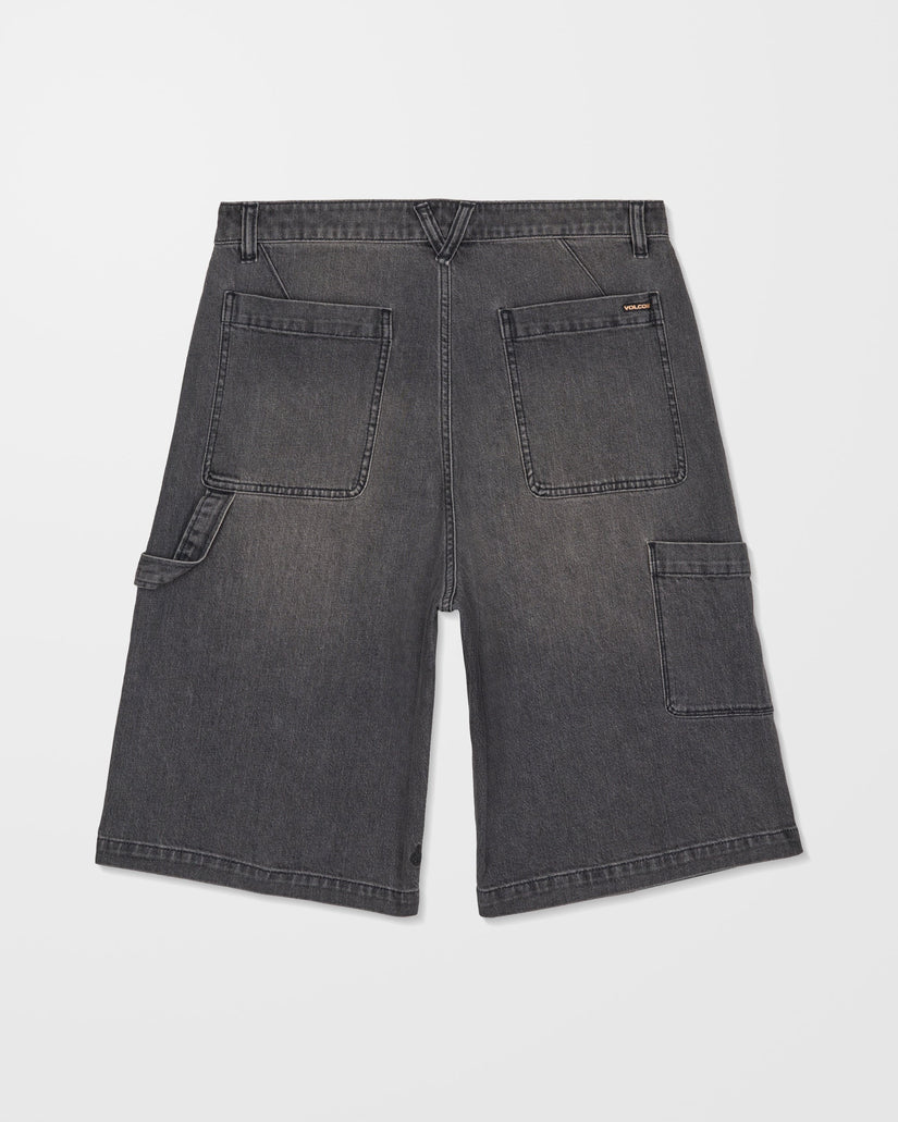 Short en denim Kraftsman II 24" - Black Grey