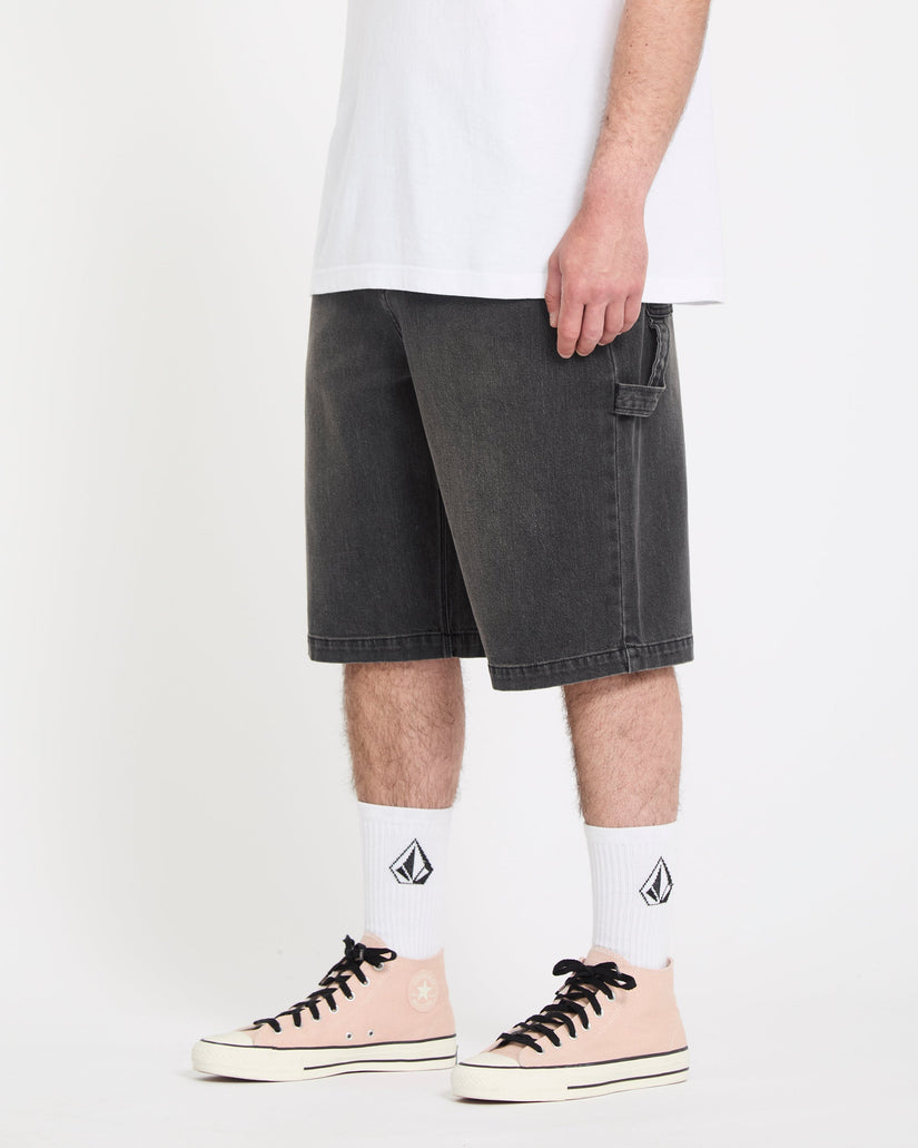 Short en denim Kraftsman II 24" - Black Grey