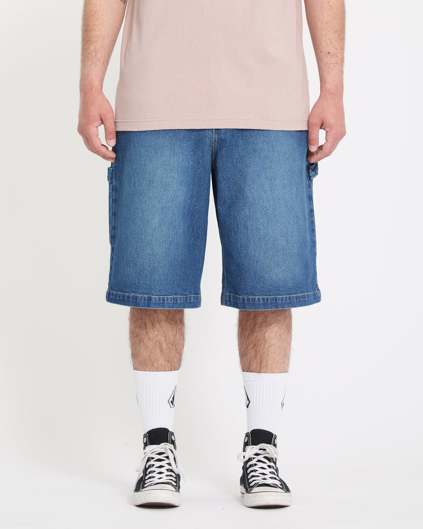 Short en denim Kraftsman II 24" - Park Blue
