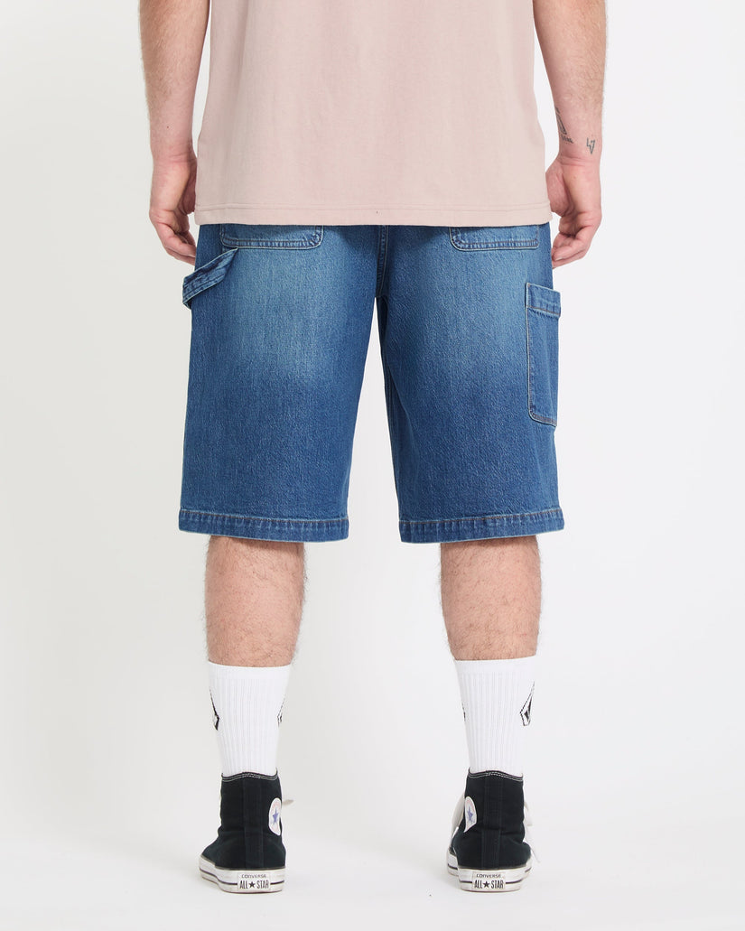 Short en denim Kraftsman II 24" - Park Blue