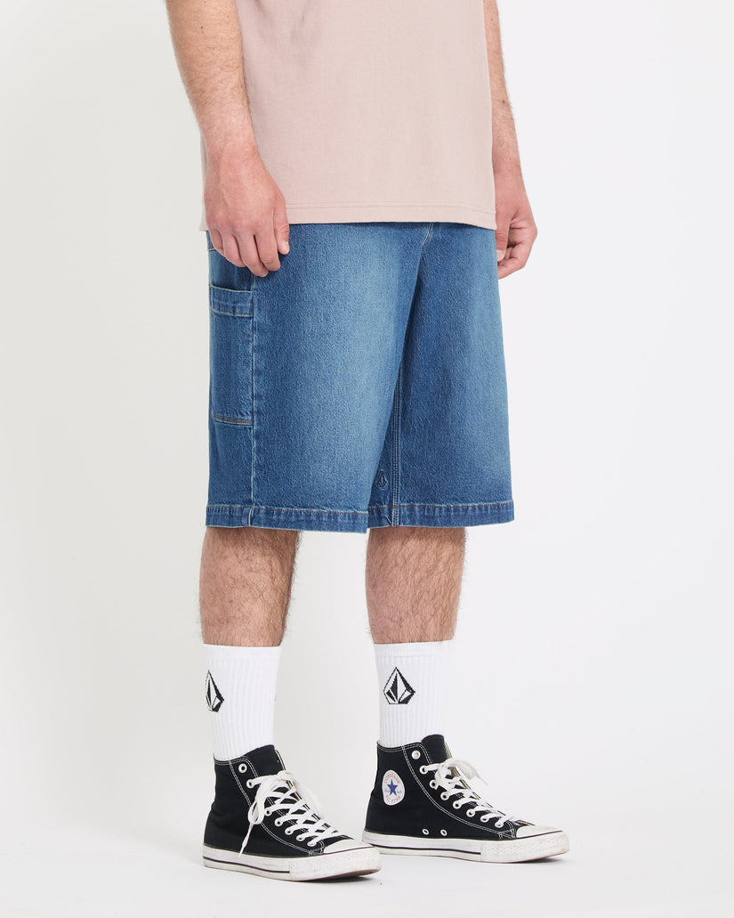 Short en denim Kraftsman II 24" - Park Blue