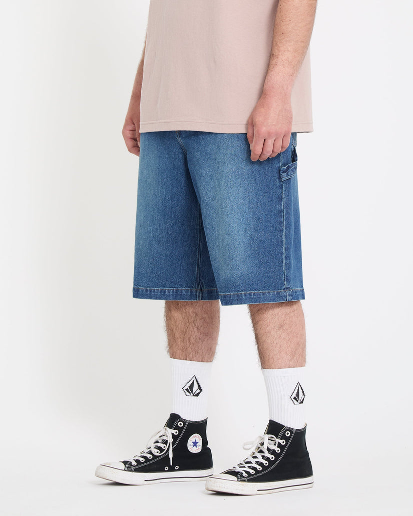 Short en denim Kraftsman II 24" - Park Blue