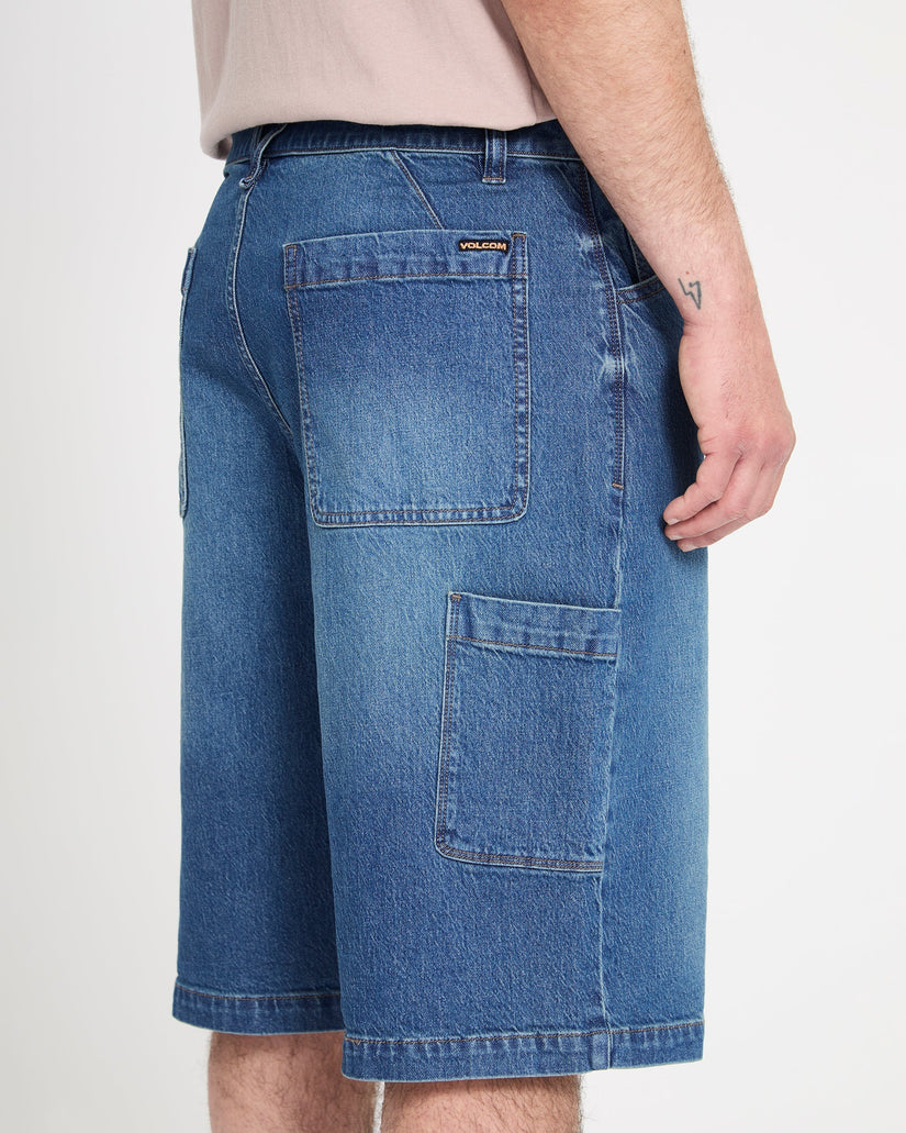 Short en denim Kraftsman II 24" - Park Blue