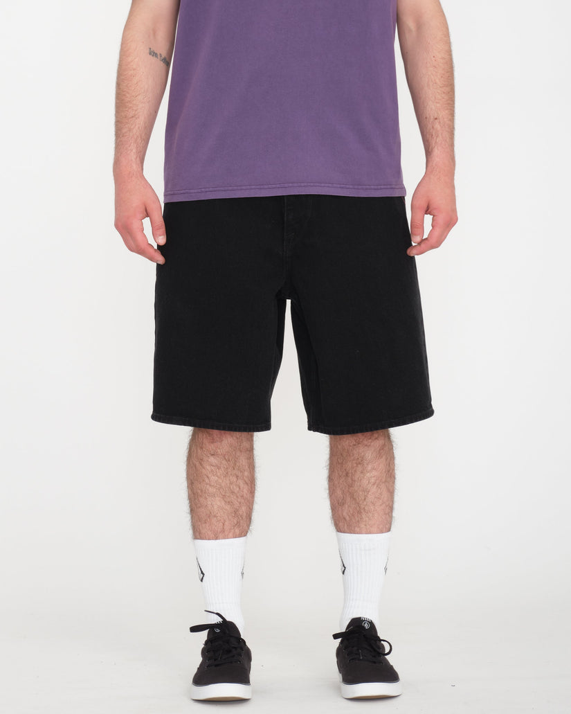 Short en denim Billow 22" - Black