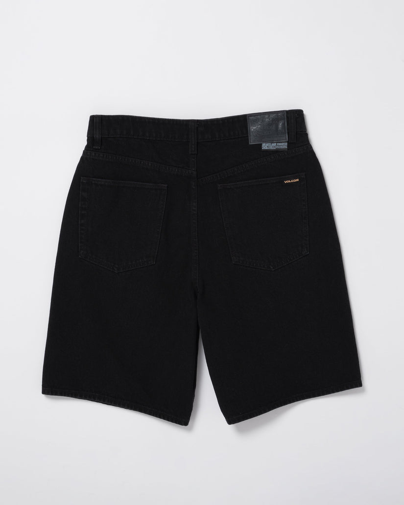 Short en denim Billow 22" - Black