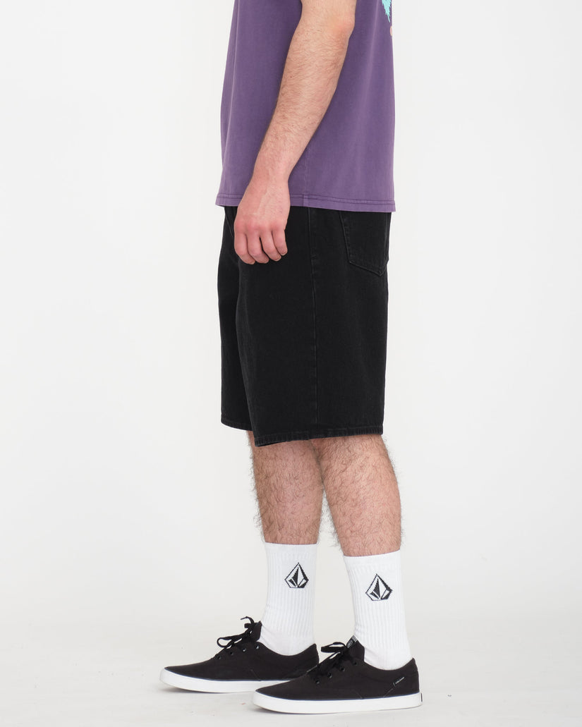 Short en denim Billow 22" - Black