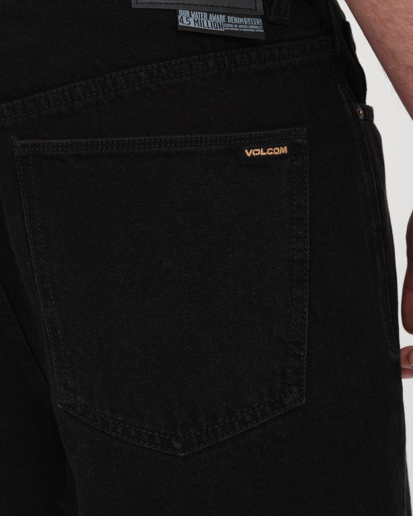Short en denim Billow 22" - Black