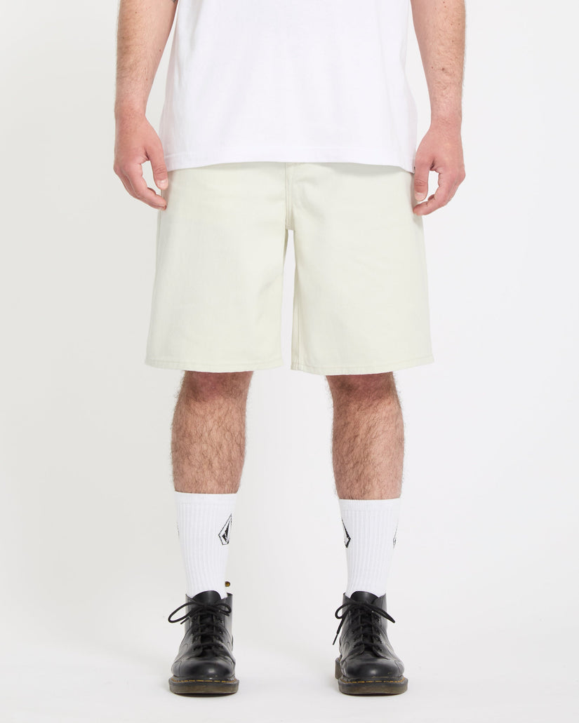 Short en denim Billow 22" - Dirty White
